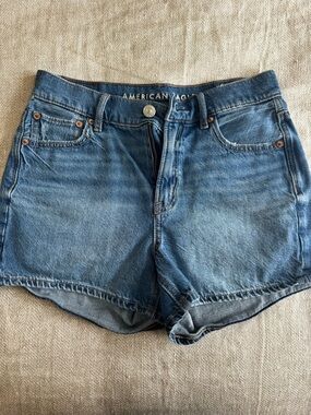 American Eagle Outfitters Light Blue Denim Jean Shorts